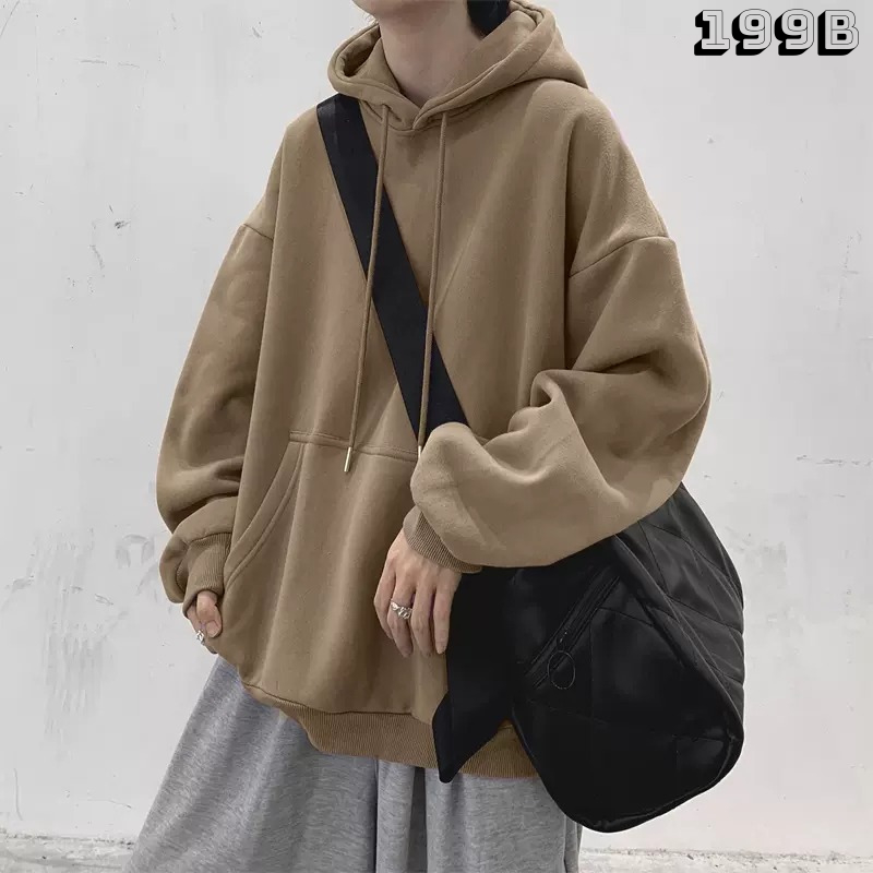 Áo Hoodie Thời Trang Lót Nỉ Dễ Phối Đồ, Áo Nỉ Bông Giá Rẻ Đầy Đủ Màu 199B