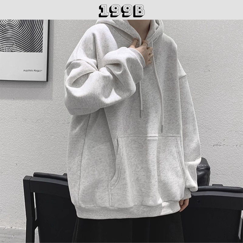 Áo Hoodie Thời Trang Lót Nỉ Dễ Phối Đồ, Áo Nỉ Bông Giá Rẻ Đầy Đủ Màu 199B