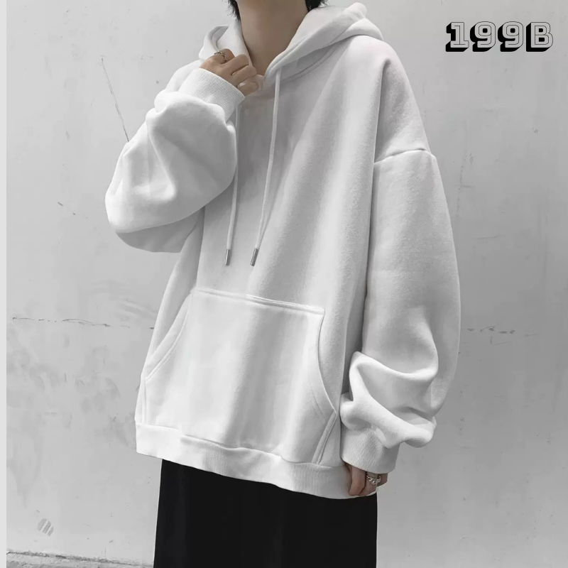 Áo Hoodie Thời Trang Lót Nỉ Dễ Phối Đồ, Áo Nỉ Bông Giá Rẻ Đầy Đủ Màu 199B