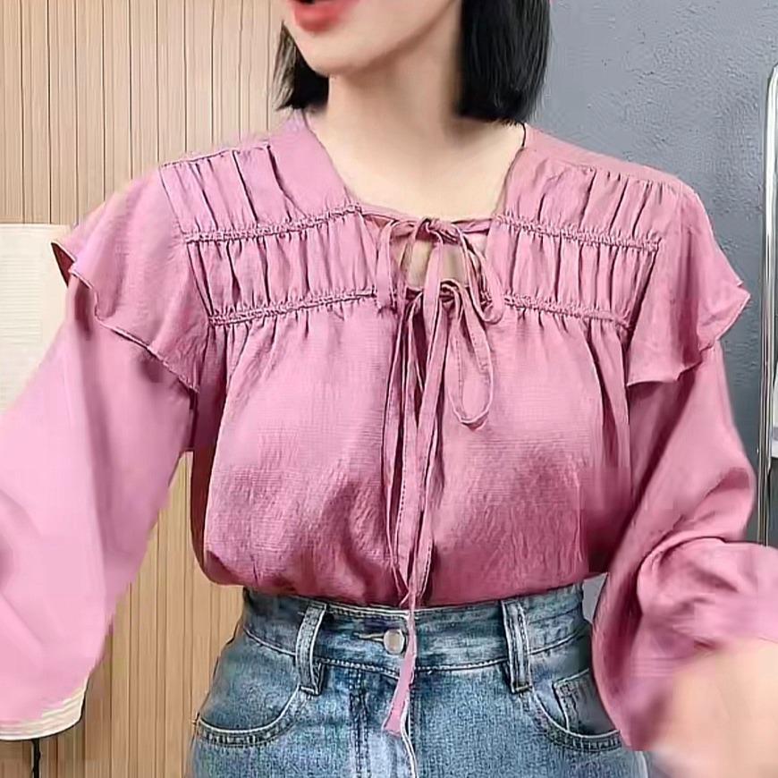 Áo sơ mi nữ hàn quốc trẻ trung kiểu dáng màu thu nhẹ nhàng xinh xắn LAMO-B1186