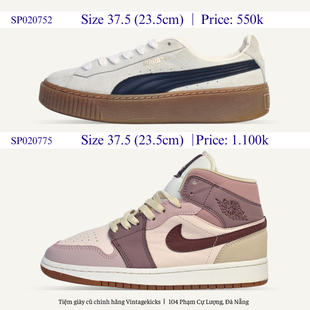 Giày 2hand thể thao Vintagekicks