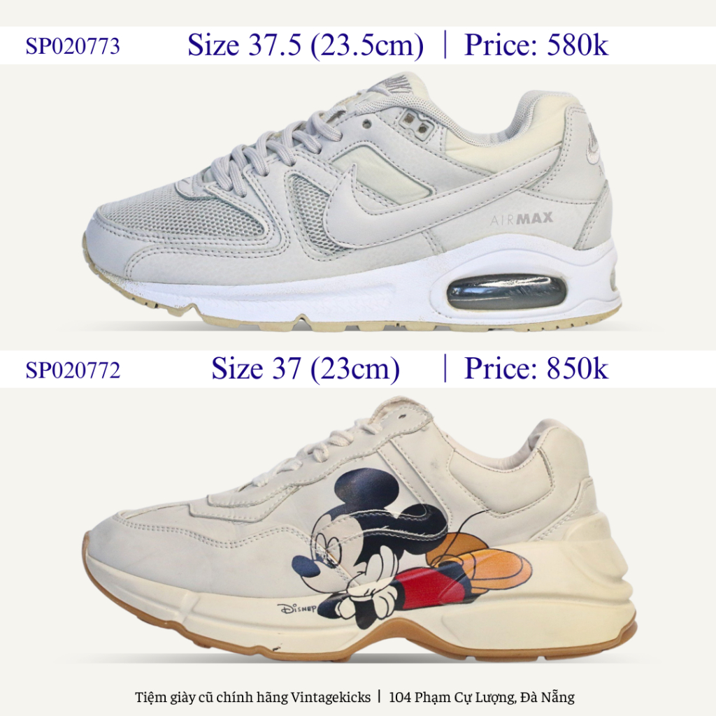 Giày 2hand thể thao Vintagekicks