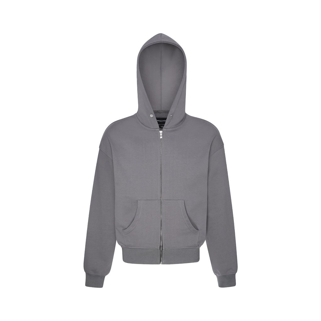 Áo Hoodie Zip MAVERIK form Slim màu xám