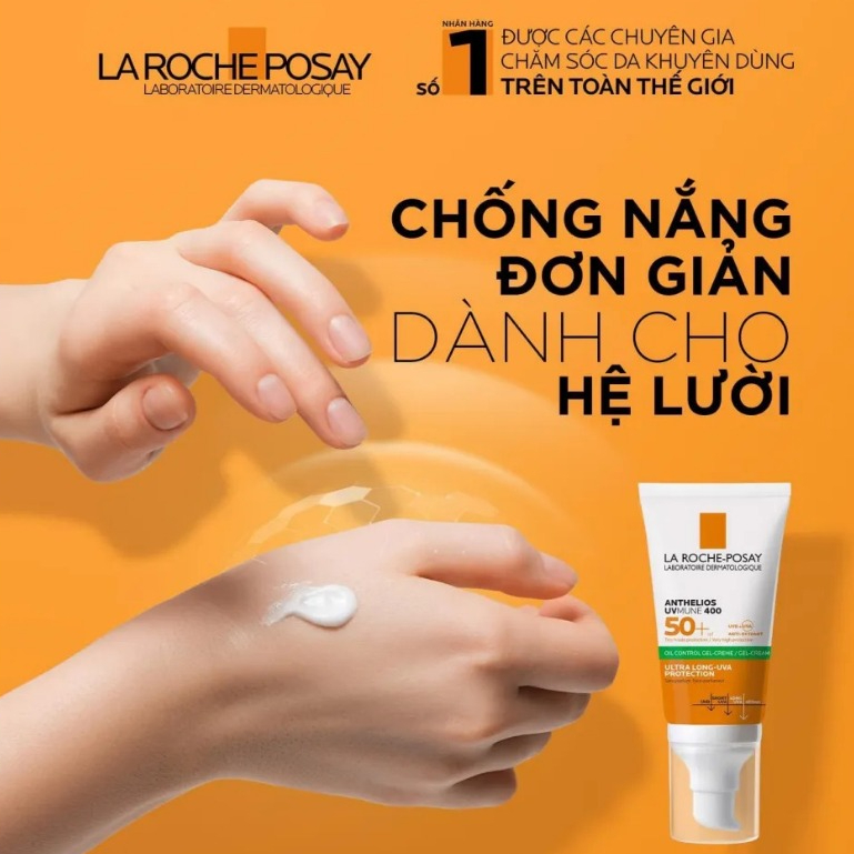 Kem Chống Nắng La Roche Posay Anthelios Anti-Shine Dry Touch (Gel Cream Oil Control) SPF 50+