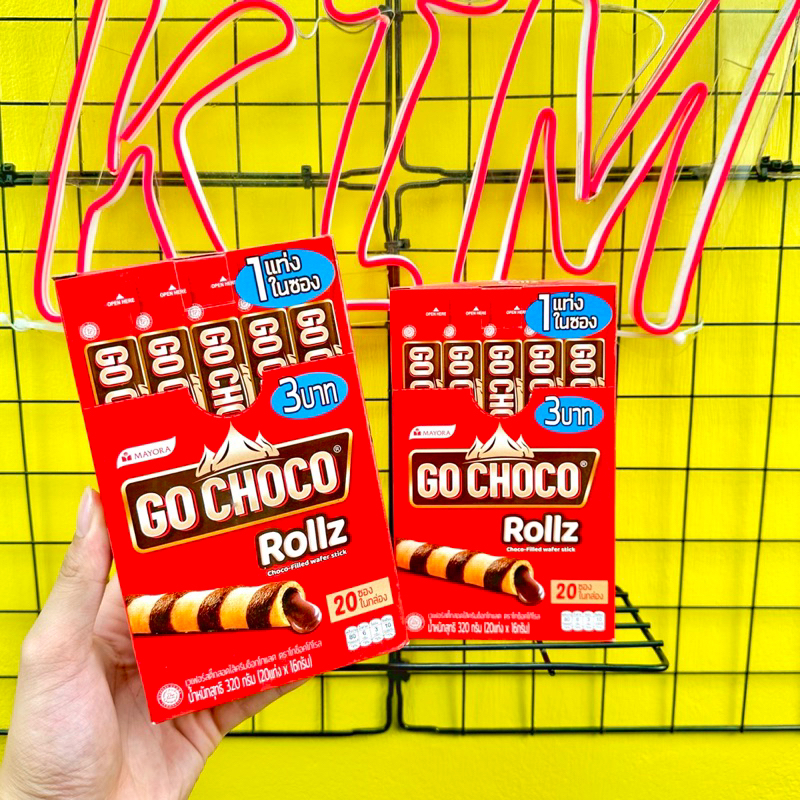 Bánh quế kem socola Go Choco Rollz 320g