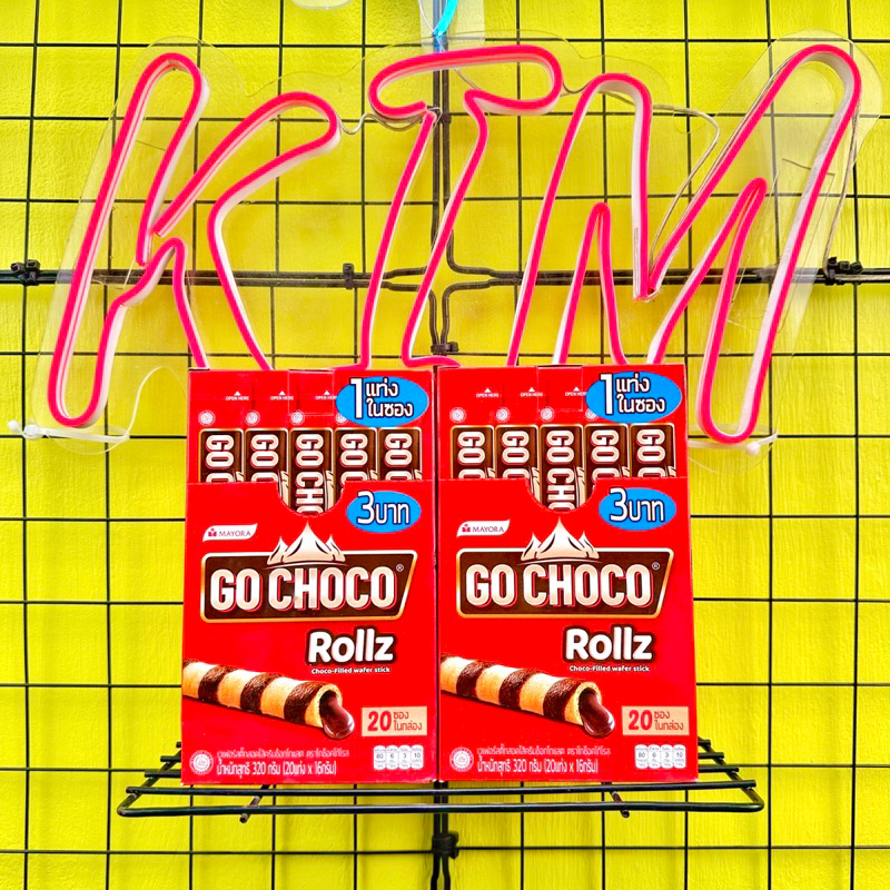 Bánh quế kem socola Go Choco Rollz 320g
