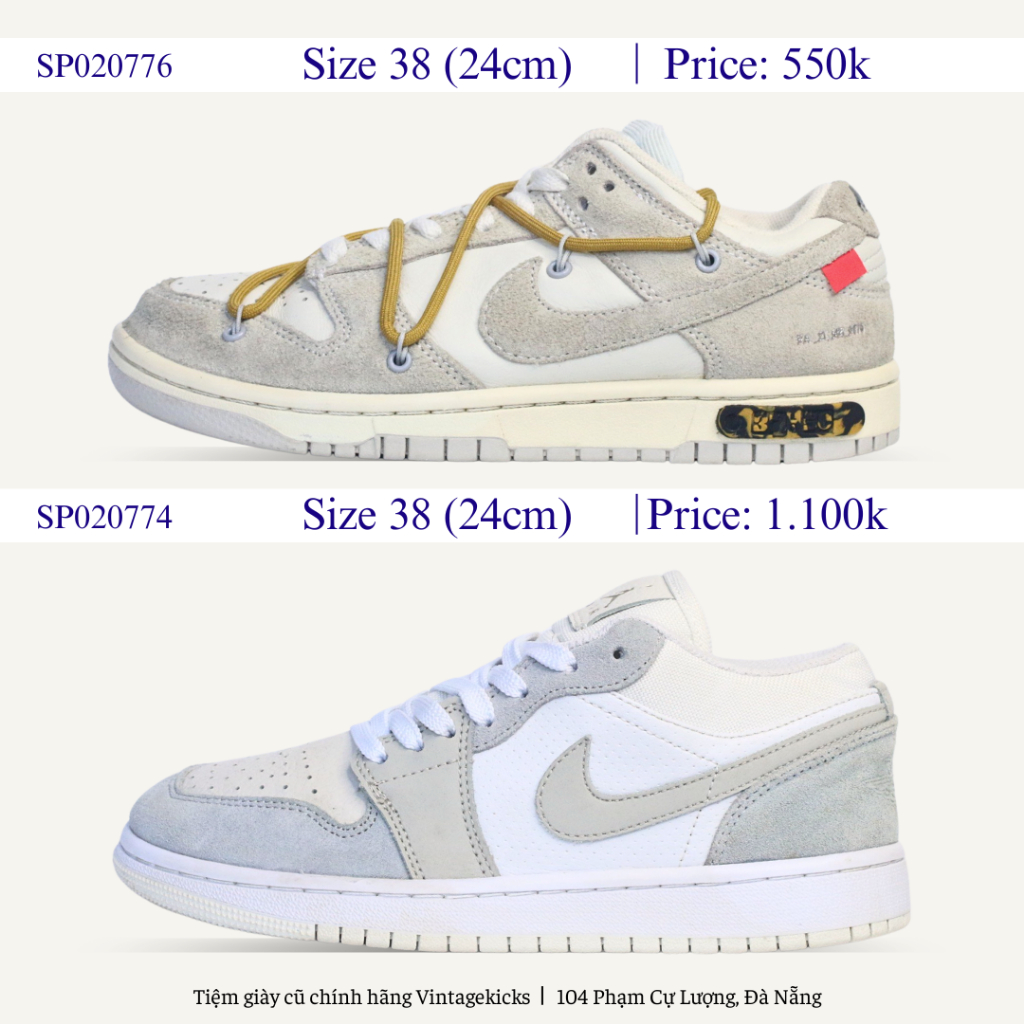 Giày 2hand thể thao Vintagekicks