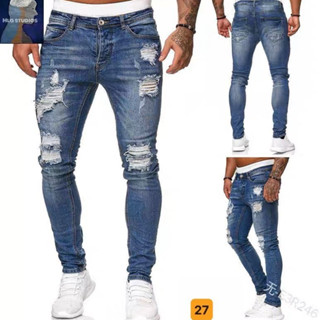 Quần jean nam co giãn thời trang Kelvin Fashion, quần bò nam cao cấp mẫu mới phong cách trẻ trung cá tính - JD75