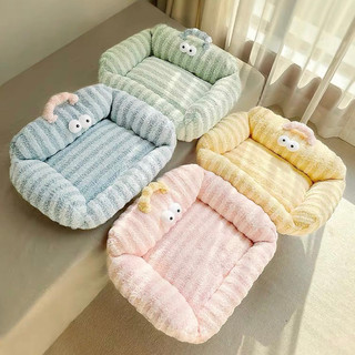 Đệm nằm chó mèo - ổ nằm chó mèo - đệm nằm sofa kẻ sọc BECHON
