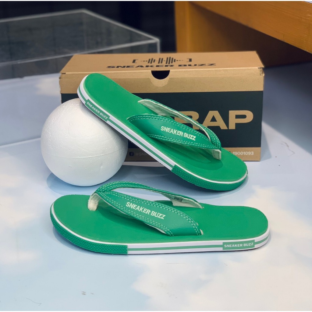 Dép Sneaker Buzz xanh quai xanh chính hãng 1SB0044