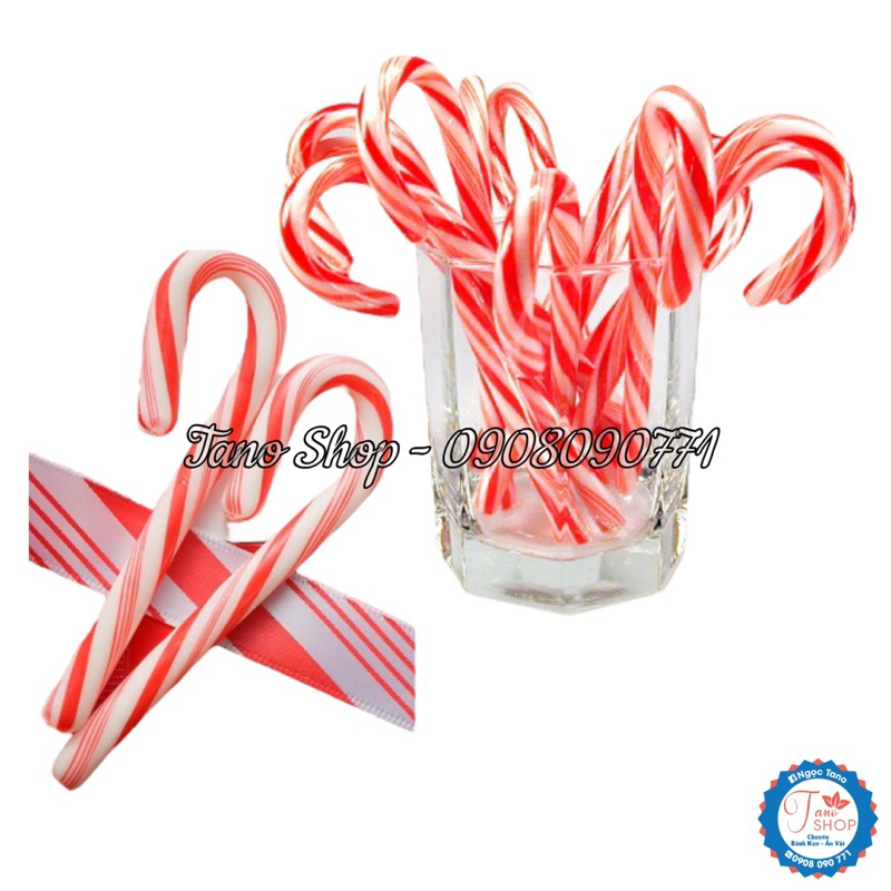 Kẹo gậy giáng sinh Noel cây lớn 30g cho bé | Ăn vặt trẻ em Tano