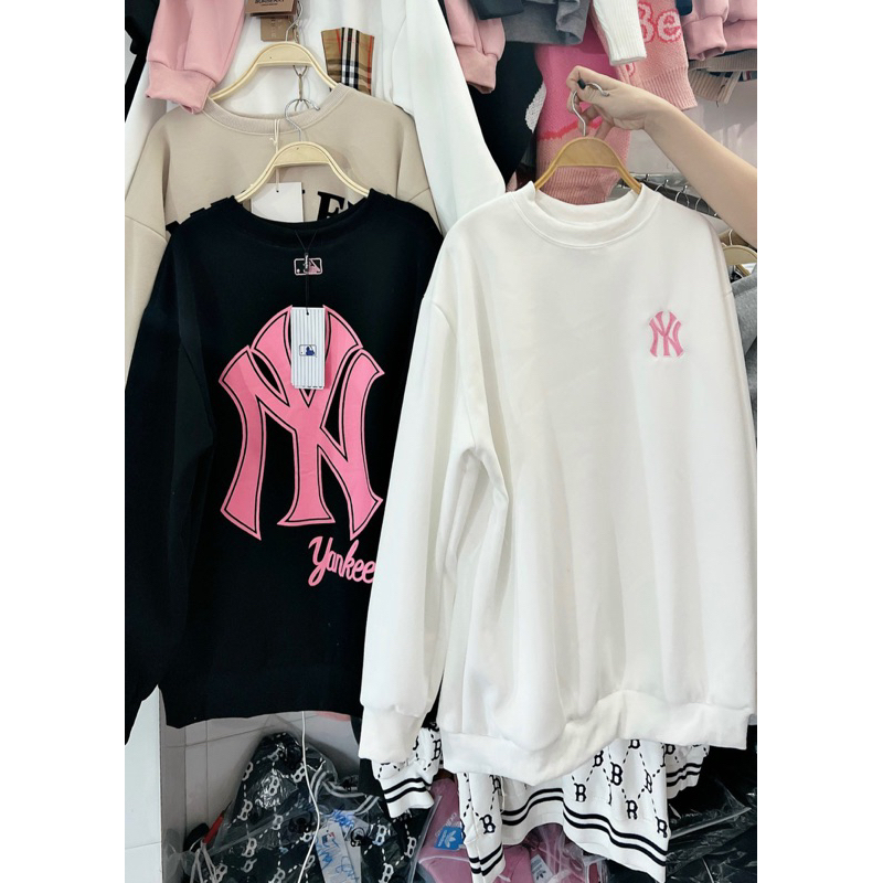 Áo swt nỉ lót nhung NY - ảnh thật molee.store