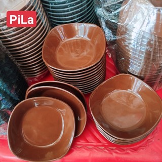 Combo 10 chén tương, chén muối tiêu chanh vuông mẫu mới