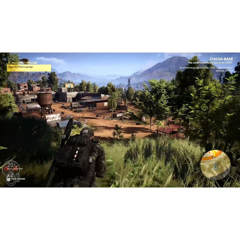 Đĩa chơi game PS4: Tom clancy's ghost recon wildlands