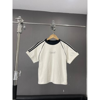 ÁO BABYTEE BE TAY SỌC ĐEN LUMIHOUSE NÉT VẼ E191 LUMI HOUSE