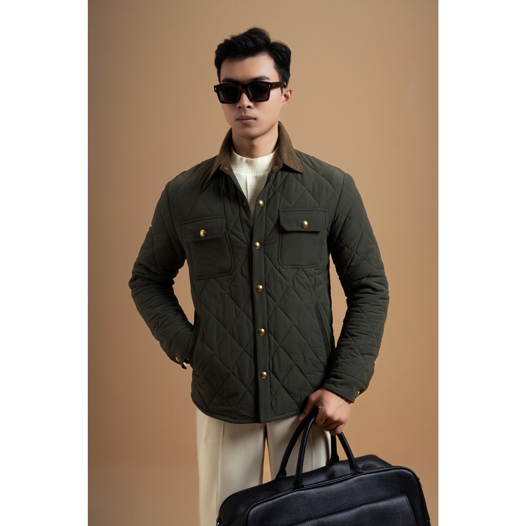 ÁO KHOÁC NAM ADAM STORE RÊU TRẦN TRÁM AK048R