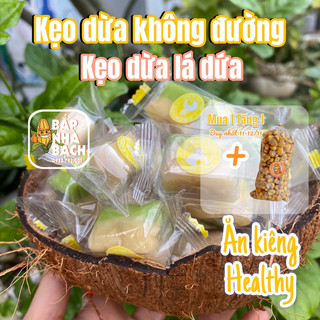  Kẹo dừa non lá dứa không đường - đặc sản Bến Tre 