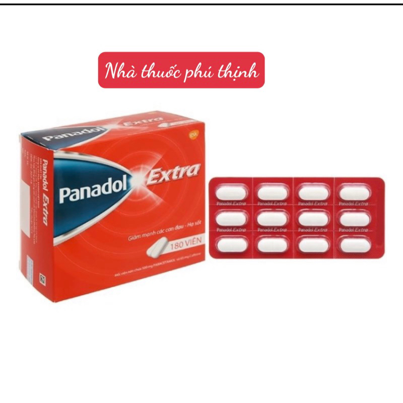 Panadol extra loại chuẩn xịn, date mới nhất, vỉ 12 viên