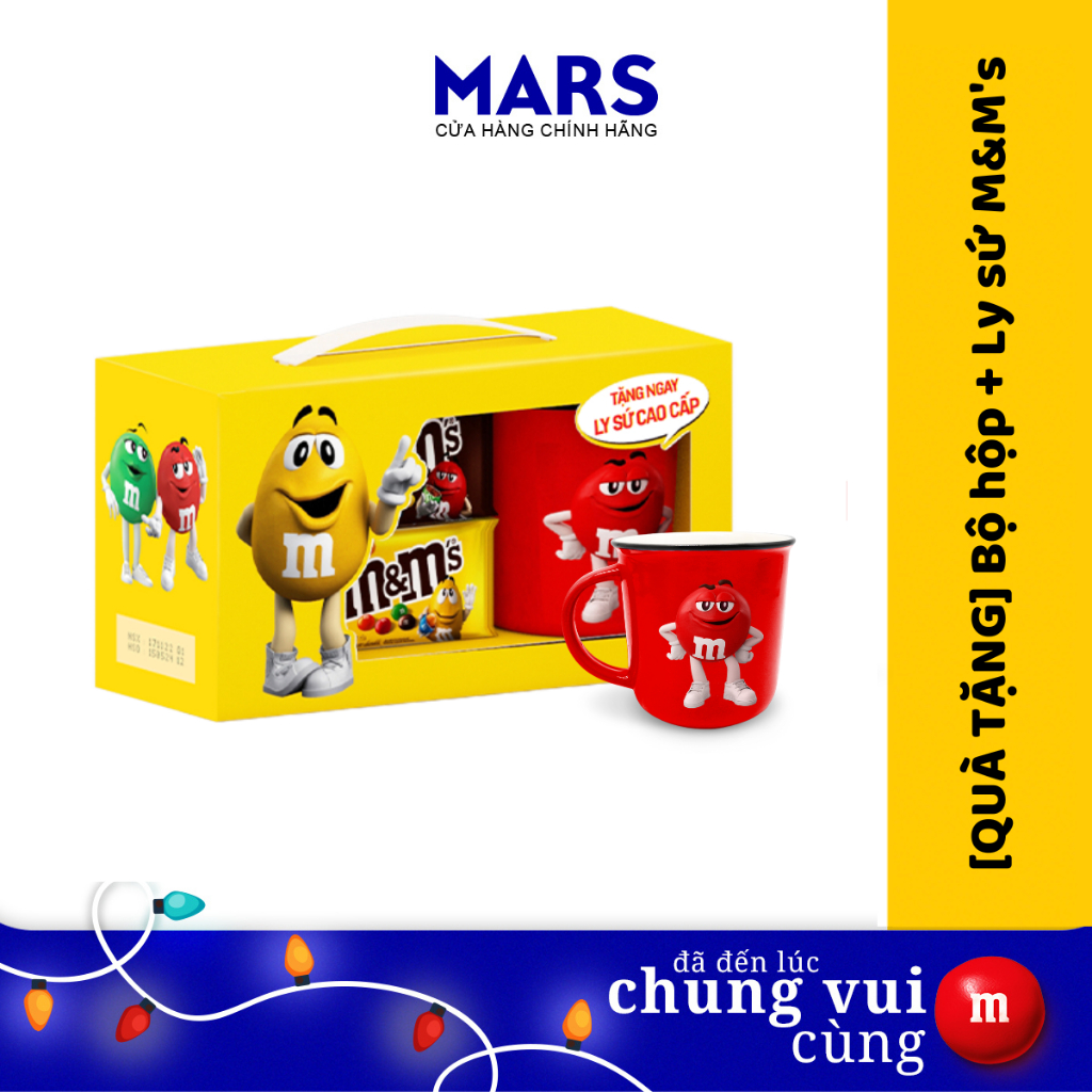 GIFT_Bộ hộp + Ly sứ M&M's