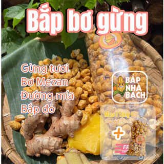 BẮP NỔ VỊ BƠ GỪNG - Bỏng ngô, bắp rang bơ, bắp nổ ăn vặt tuổi thơ