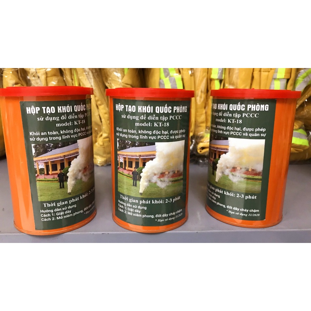 Quả tạo khói quốc phòng đã được kiểm định PCCC