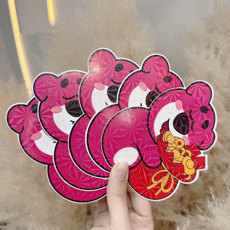 SET 50 CHIẾC BAO LÌ XÌ HOẠT HÌNH PHẢN QUANG