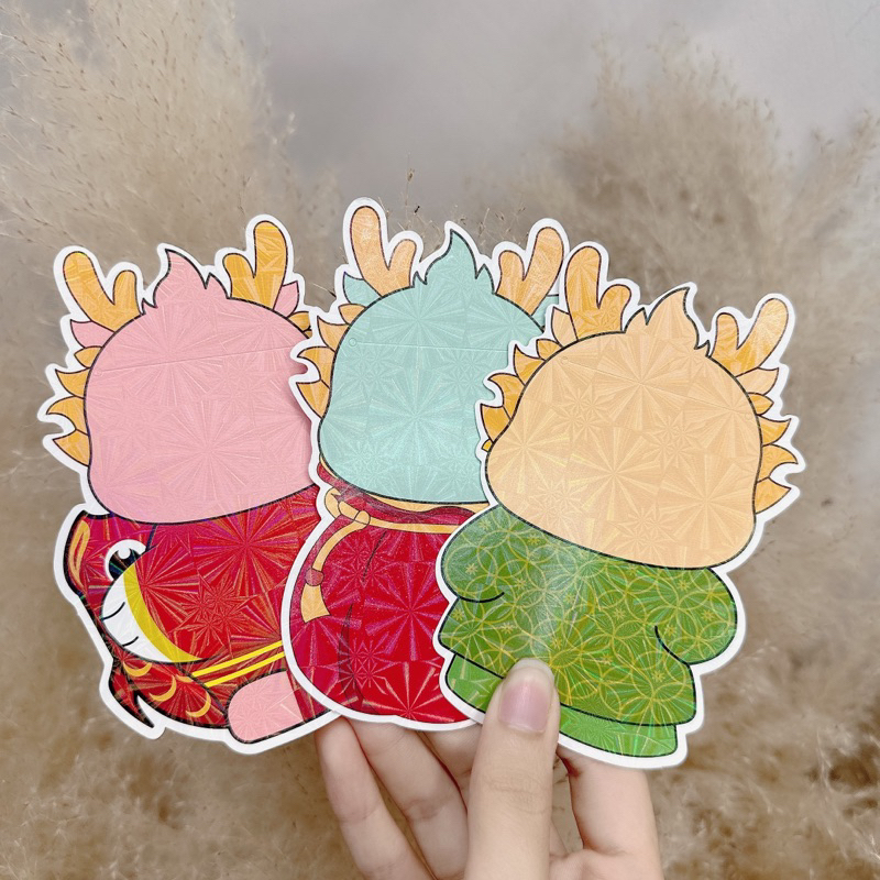SET 50 CHIẾC BAO LÌ XÌ HOẠT HÌNH PHẢN QUANG