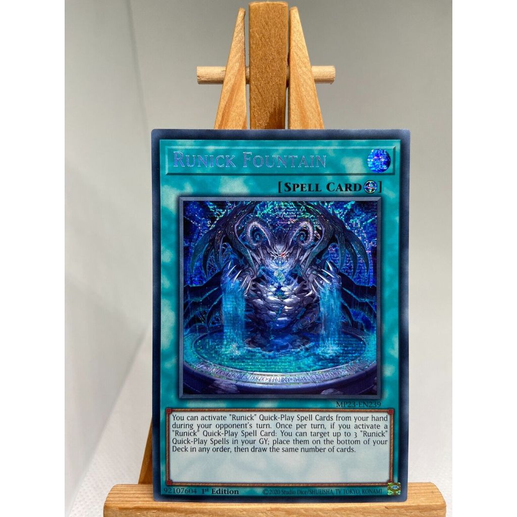 Thẻ Bài Yugioh Spell Runick Fountain - MP23-EN239 - Prismatic Secret
