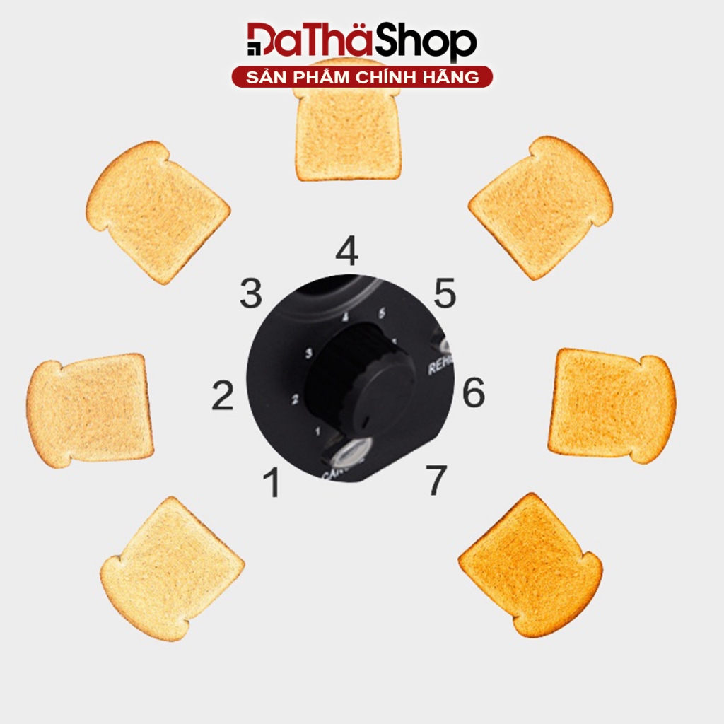 Máy Nướng Bánh SOKANY Công Suất 700W Hẹn Giờ, Tự Động Nảy Bánh Khi Hết Thời Gian Cài Đặt