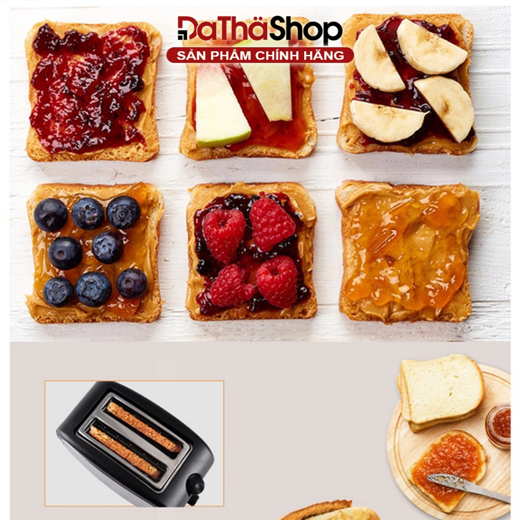 Máy Nướng Bánh SOKANY Công Suất 700W Hẹn Giờ, Tự Động Nảy Bánh Khi Hết Thời Gian Cài Đặt