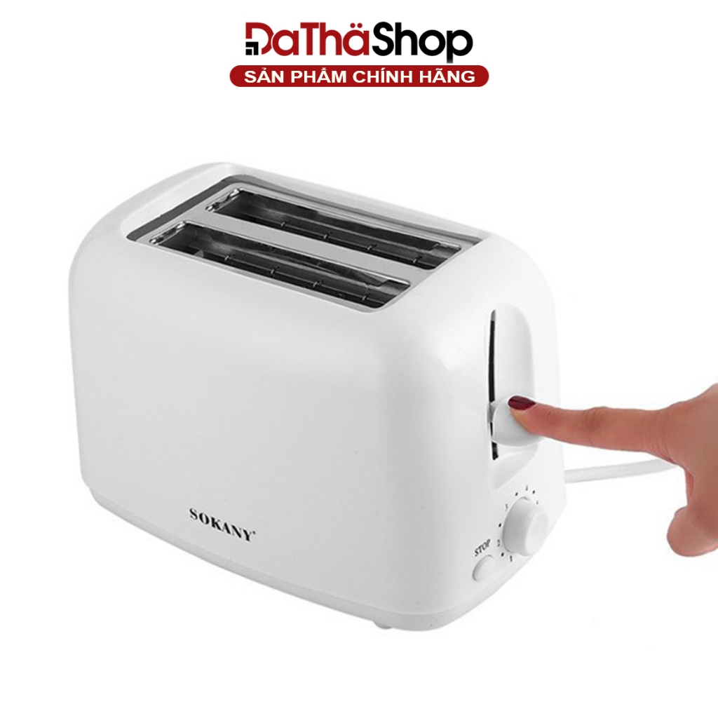 Máy Nướng Bánh SOKANY Công Suất 700W Hẹn Giờ, Tự Động Nảy Bánh Khi Hết Thời Gian Cài Đặt