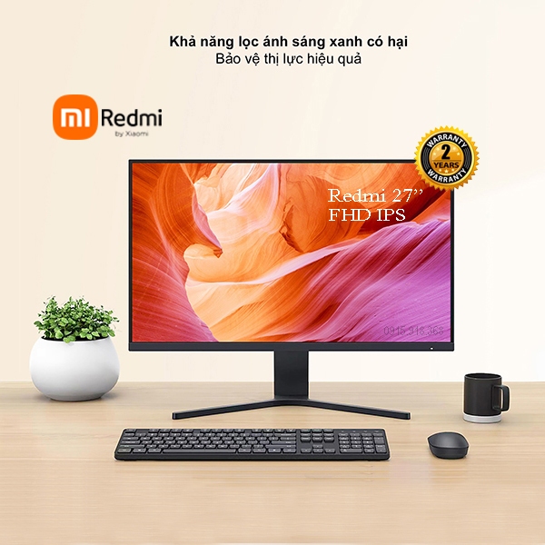 Màn hình Xiaomi Redmi 27'' 100Hz và 75Hz | Tấm nền IPS | FHD/AUDIO/HDMI/VGA