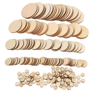 Set 20 Miếng Gỗ Tròn Bằng Gỗ Plywood Dày 3mm Size 3,4,5,6,7,8,9,10cm