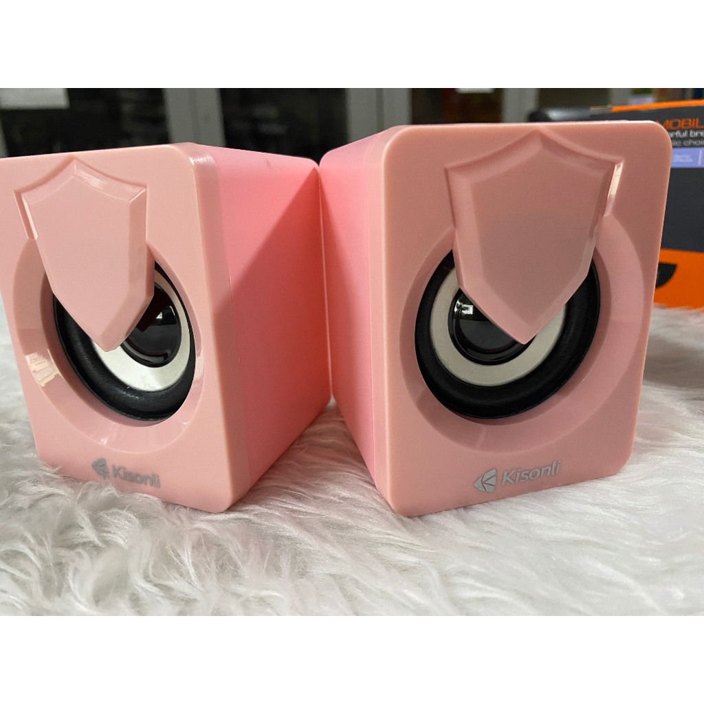 Loa vi tính 2.0 Kisonli L-1030 Pink LED Mã sản phẩm: Kisonli L-1030