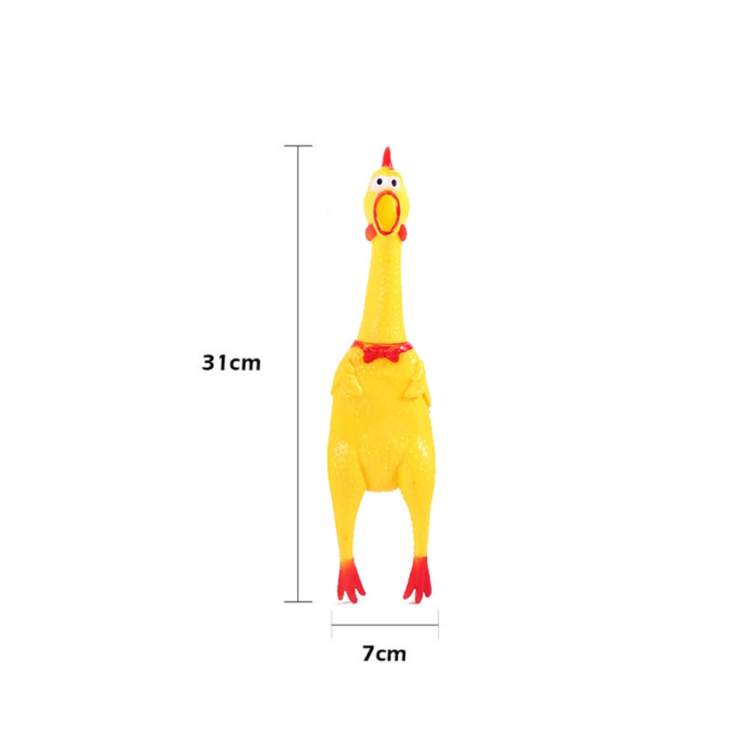Gà La Hét Đồ chơi Gà Bóp Kêu A Lử đủ size