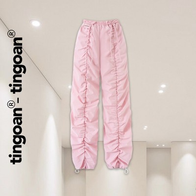 TINGOAN® -  Quần dài cạp chun đinh 2 nơ hồng KIMMIE PANTS/PK