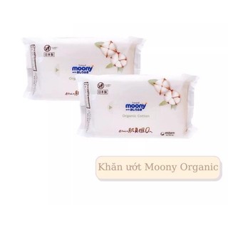 Giấy ướt/ khăn ướt moony nhật bản 50 tờ