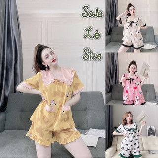 Đồ bộ Lụa đùi Bigsize 50-100kg mềm mịn