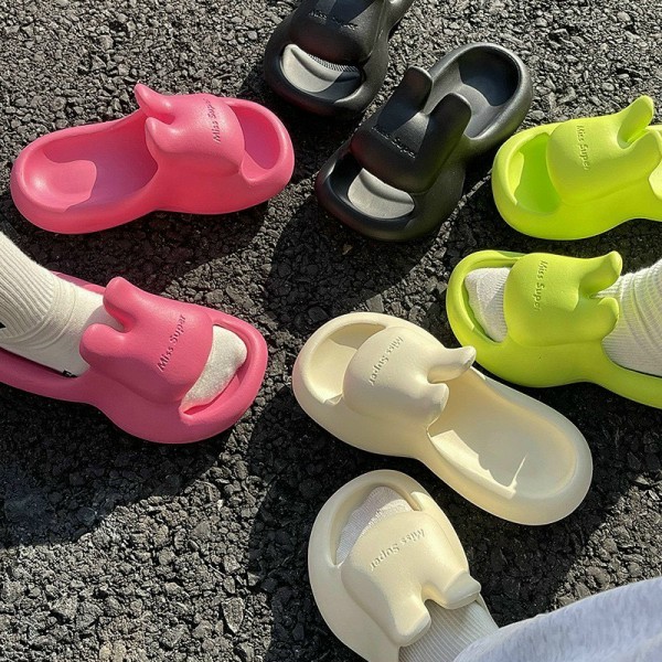 Dép thỏ siêu xinh xắn cute có 4 màu siêu hot năm 2023 đi chuẩn size