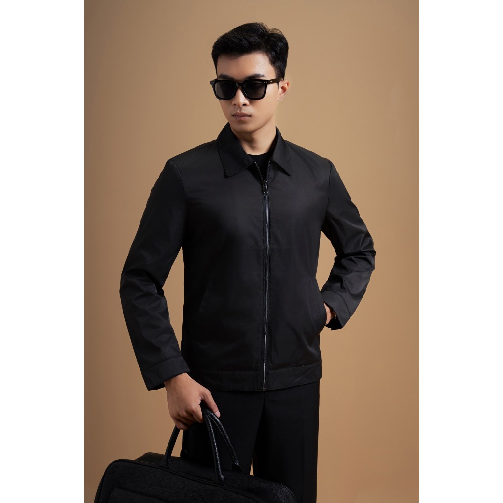 ÁO KHOÁC NAM ADAM STORE DÁNG NGẮN ĐA NĂNG ĐEN (CÔNG SỞ) AK036D