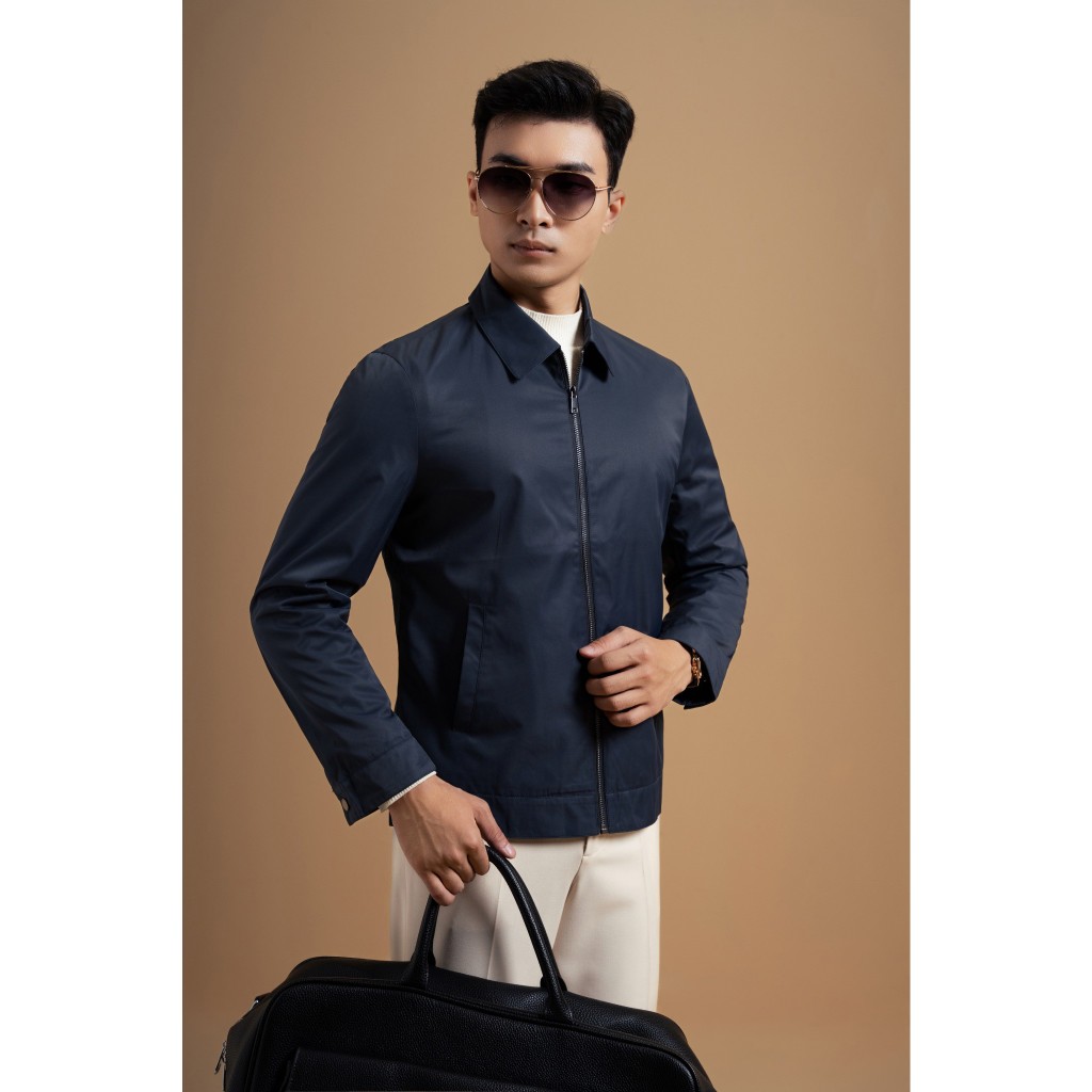 ÁO KHOÁC NAM ADAM STORE DÁNG NGẮN ĐA NĂNG XANH TÍM THAN (CÔNG SỞ) AK036X