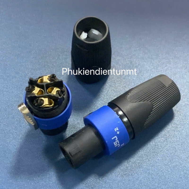Rắc loa 4 pin đồng cao cấp chính hãng jsj