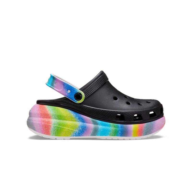 Sục Crocs nữ đế phối màu họa tiết