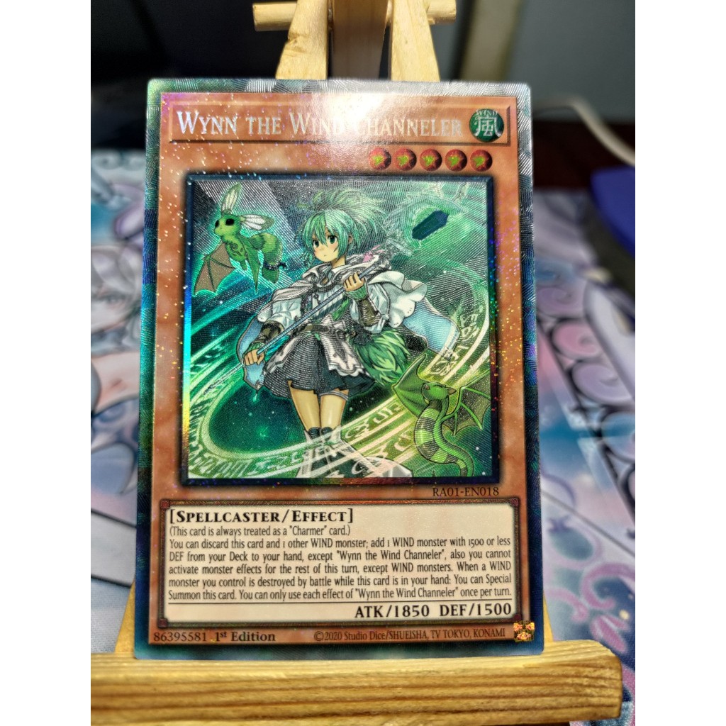 Thẻ bài Wynn the Wind Channeler - RA01-EN018 - Prismatic Collector's Rare