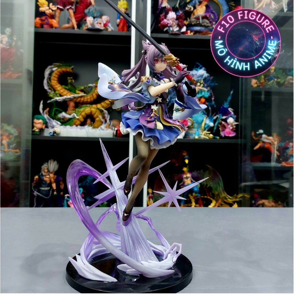 Mô Hình Genshin Impact  Keqing vũ khí  - Mô hình  Keqing 29 cm - siêu nét có hộp