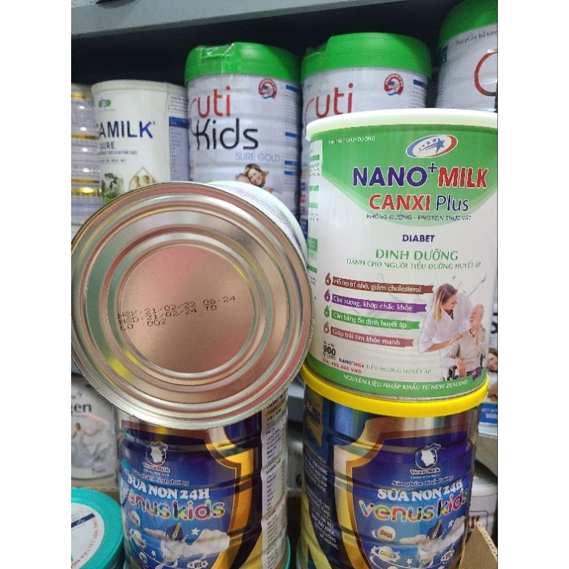 Sữa NanoMilk không đường: hỗ trợ xương khớp và ổn định đường huyết. 900g, hsd 2/2024. Giá thanh lý