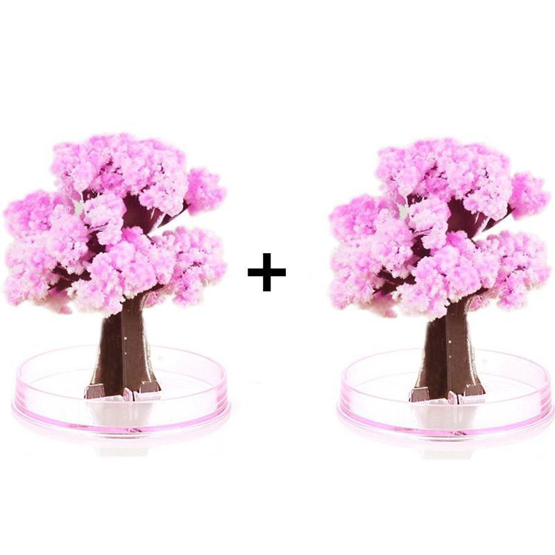 Đồ chơi noel , cây thồn nở tuyết , cây hoa anh đào nở hoa , magic funny tree , magic sakura