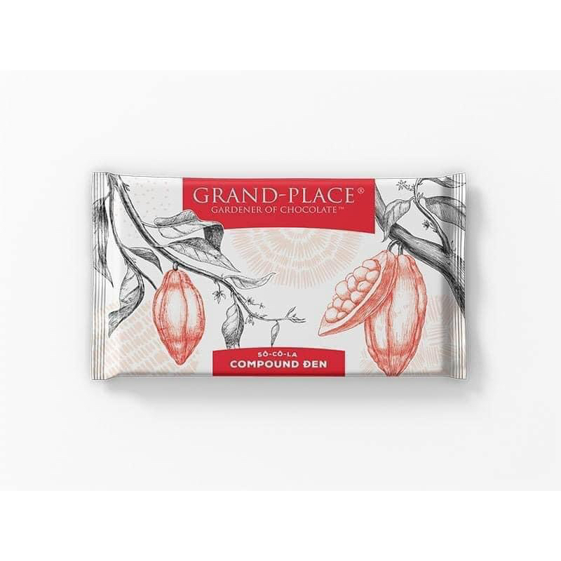 SOCOLA GRAND-PLACE TẢNG ĐEN 1KG