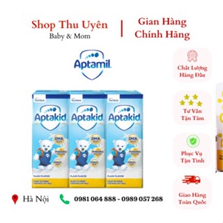 Lốc 3 Hộp Sữa Công Thức Pha Sẵn Aptakid Của Nutricia Nhập Khẩu Chính Ngạch