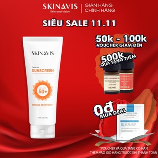 Kem Chống Nắng Skinavis Sunscreen Broad Spectrum Bổ Sung Độ Ẩm, Không Bí Da Dung Tích 70ml